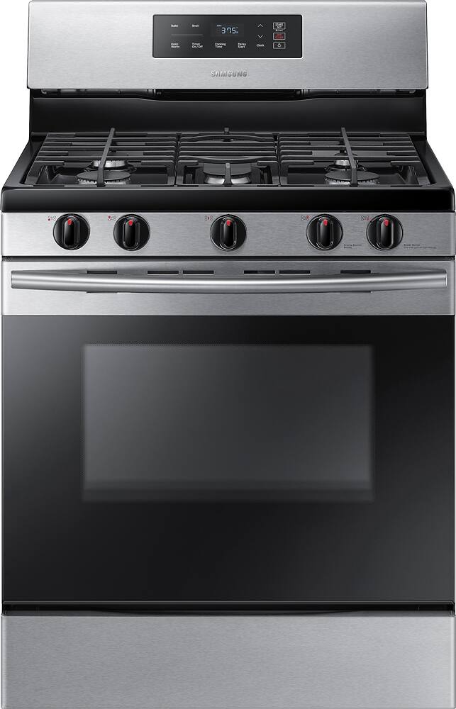 Samsung 5.8 Cu. Ft. Freestanding Gas Range Stainless steel at