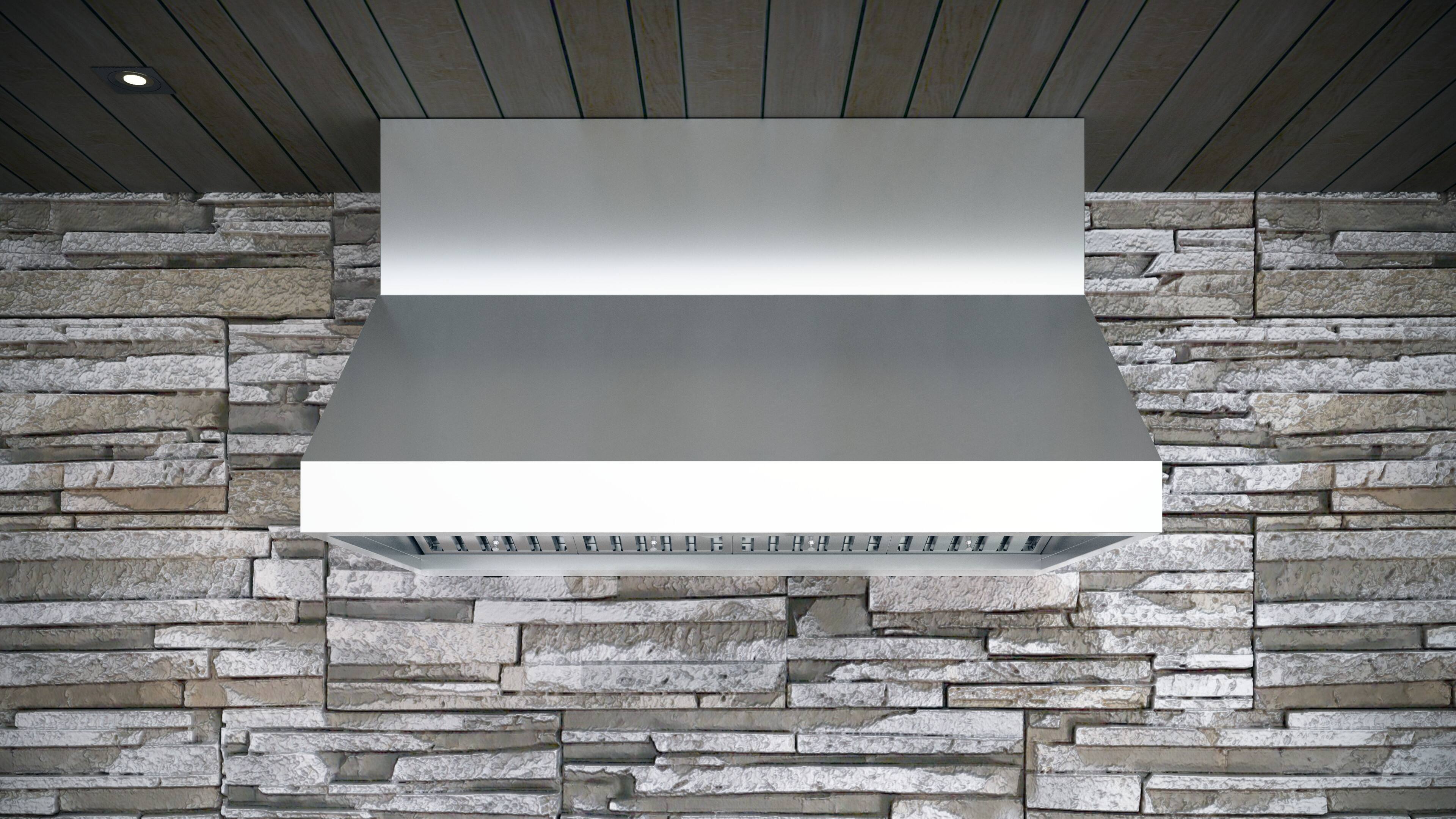 Zephyr - Essentials Power Cypress Pro-Style 54" Externally Vented Range Hood - Stainless steel - Alt_View_Standard_11