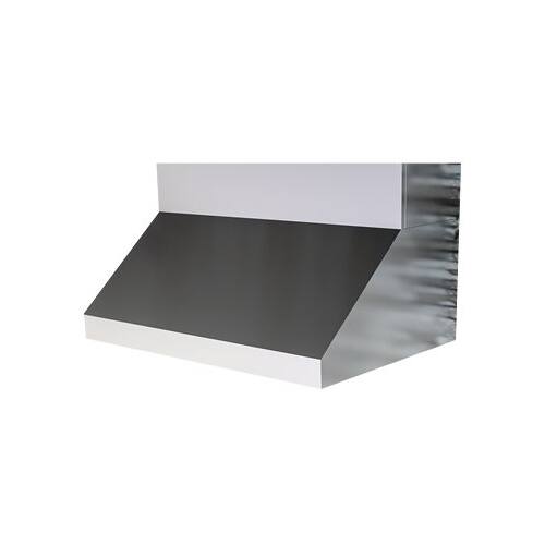 Zephyr - Essentials Power Cypress Pro-Style 42" Externally Vented Range Hood - Stainless steel - Angle_Standard