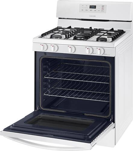 Samsung - 5.8 Cu. Ft. Freestanding Gas Range - White - Alt_View_Standard_13