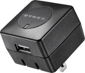 Dynex - Direct AC USB Charger - Black
