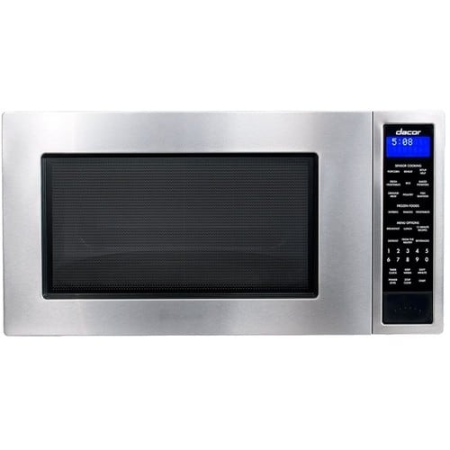Dacor - Distinctive 2.0 Cu. Ft. Full-Size Microwave - Black glass - Front_Standard