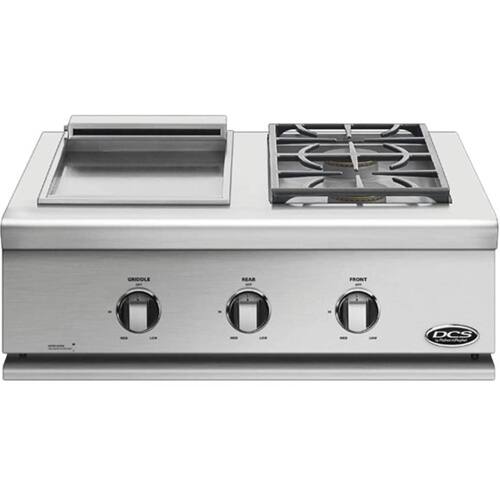 DCS - Liberty 30" Gas Cooktop - Stainless steel - Front_Standard