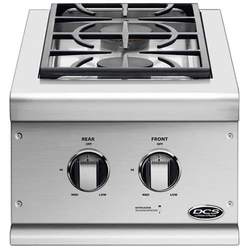 DCS - Professional 14.6" Gas Cooktop - Stainless steel - Front_Standard