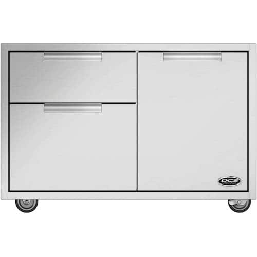 DCS - 36" Grill Cart - Brushed Stainless Steel - Left_Standard