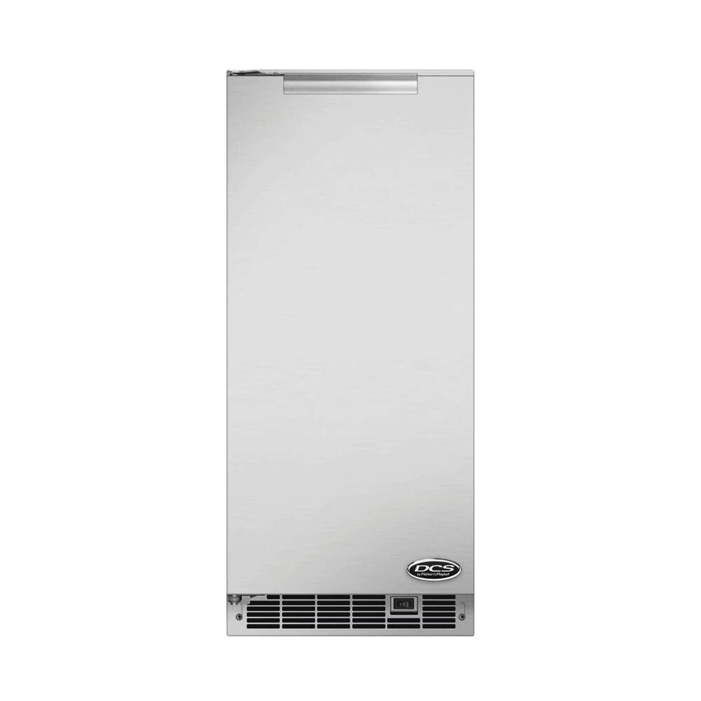 DSC - DCS 14.9" 35-Lb. Freestanding Icemaker - Stainless steel - Front_Zoom