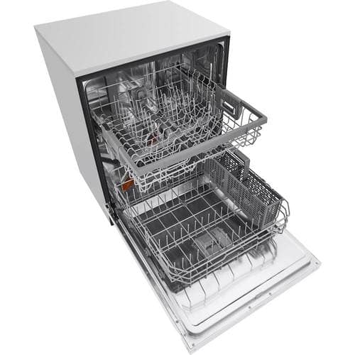 LG - 24" Front Control Built-In Dishwasher with Stainless Steel Tub - White - Alt_View_Standard_12