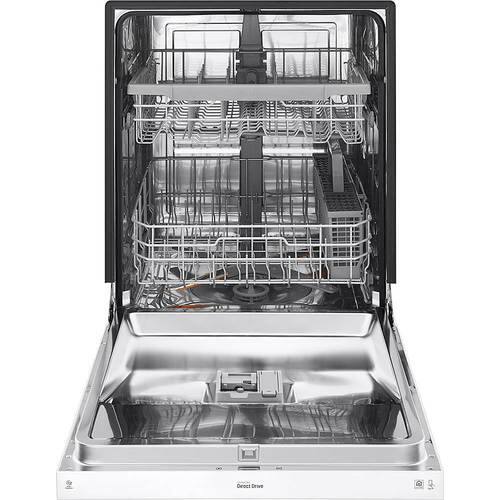 LG - 24" Front Control Built-In Dishwasher with Stainless Steel Tub - White - Alt_View_Standard_13