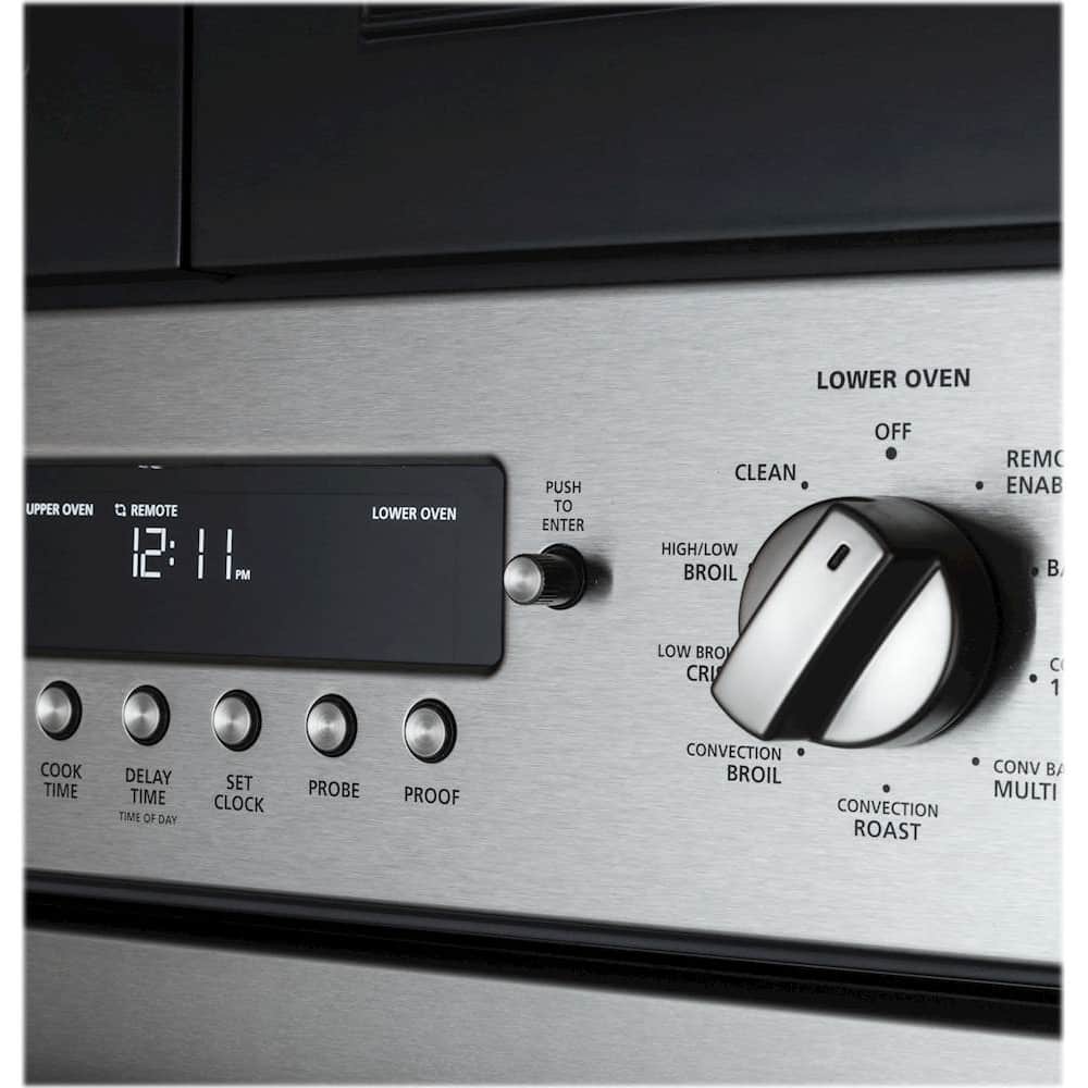 Monogram - 29.8" Built-In Double Electric Convection Wall Oven - Stainless steel - Alt_View_Standard_11