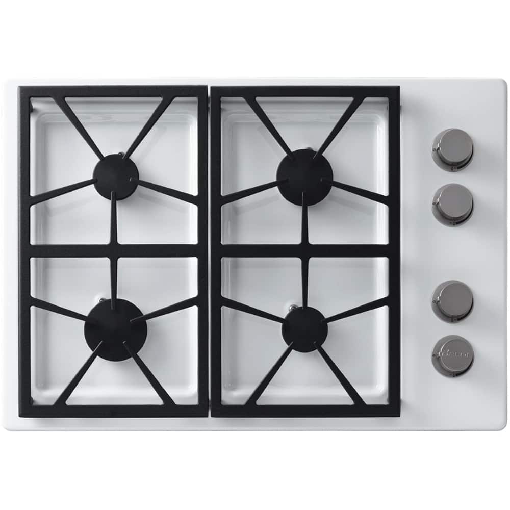 Dacor - Distinctive 30" Gas Cooktop - White - Angle_Zoom