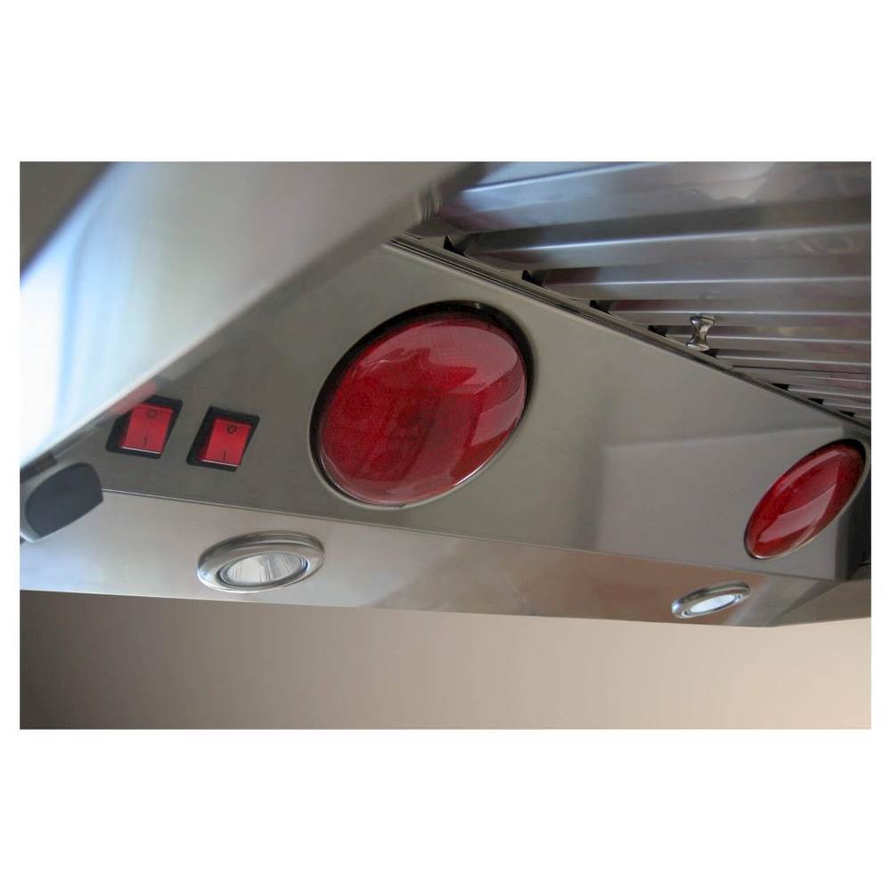Range Hoods Oven Kits Pacific S Dcs Infrared Warming Lamp Kit For 36 Range Hoods Stainless Steel