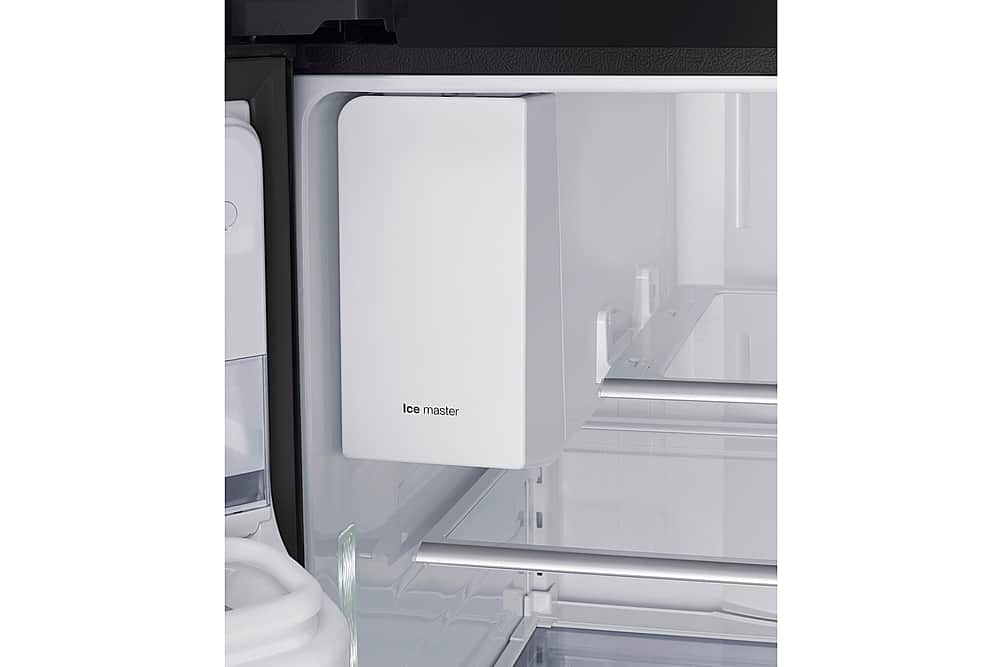Samsung - 24.73 Cu. Ft. 4-Door Flex French Door Refrigerator - Fingerprint Resistant Black Stainless Steel - Alt_View_Standard_12