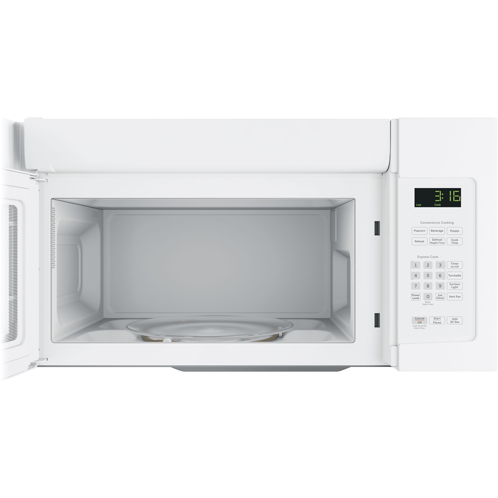 GE - 1.6 Cu. Ft. Over-the-Range Microwave - White at Pacific Sales