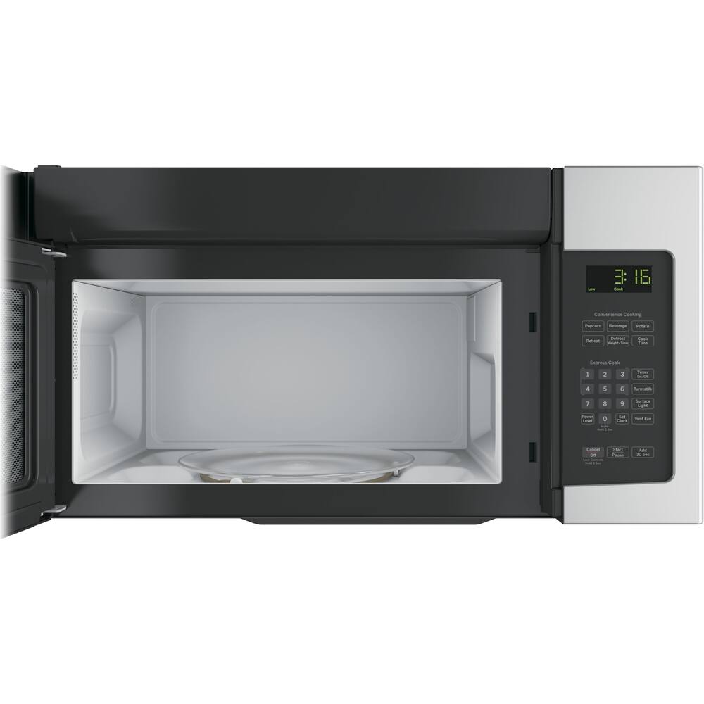 GE - 1.6 Cu. Ft. Over-the-Range Microwave - Stainless steel - Alt_View_Standard_12