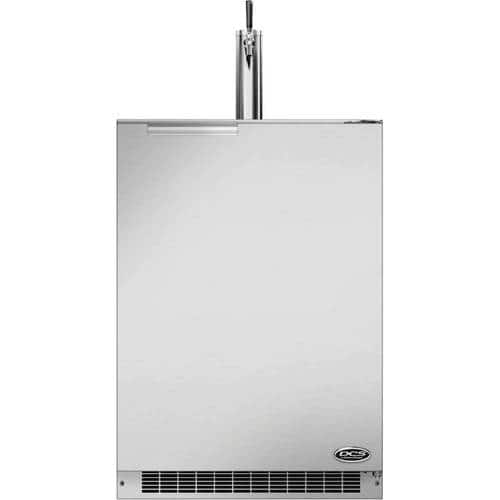 DCS - 24" 5.7 Cu. Ft. Single Tap Outdoor Beer Dispenser - Stainless steel - Front_Standard