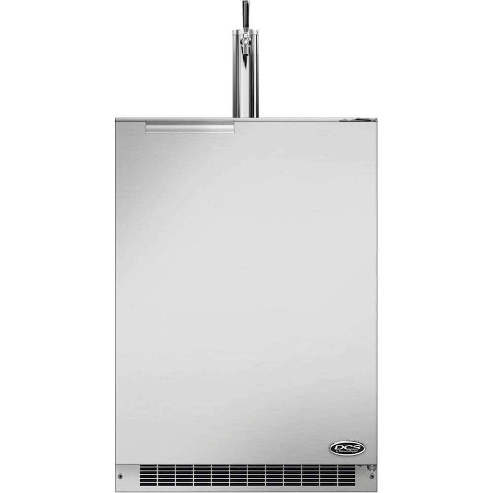 DCS - 24" 5.7 Cu. Ft. Single Tap Outdoor Beer Dispenser - Stainless steel - Front_Zoom