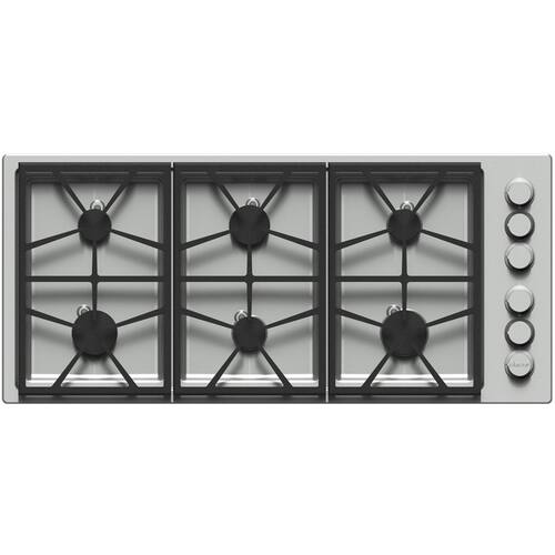 Dacor - Distinctive 46" Gas Cooktop - White - Front_Standard