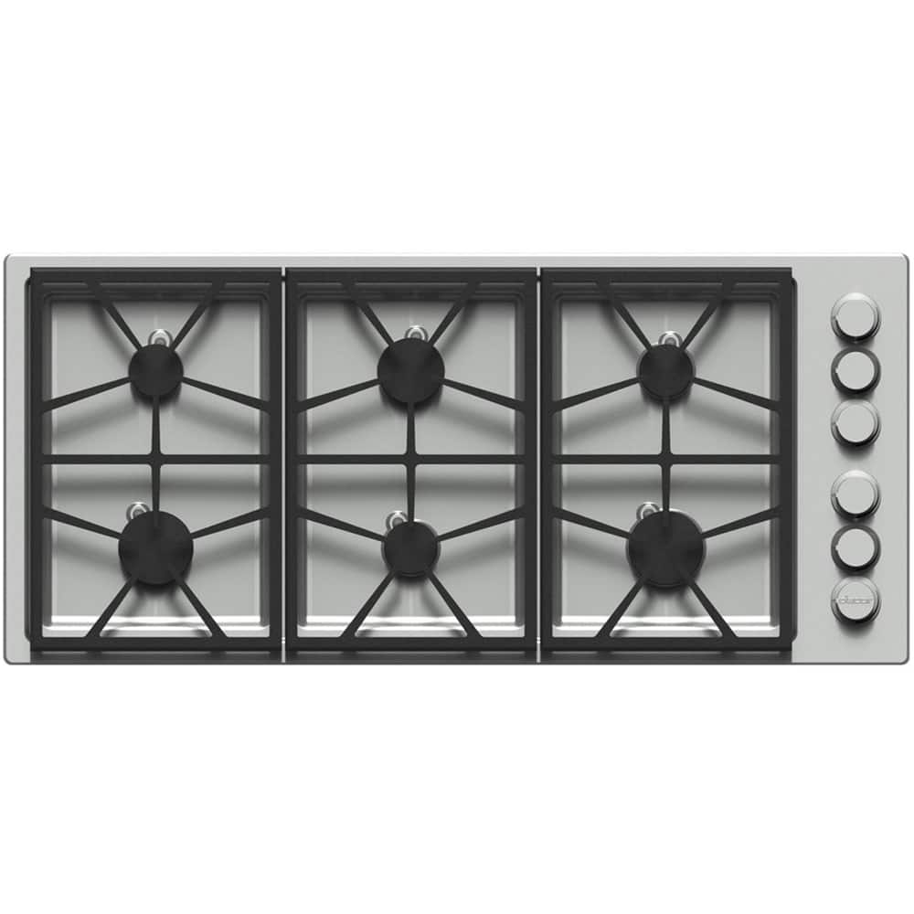 Dacor - Distinctive 46" Gas Cooktop - White - Front_Zoom