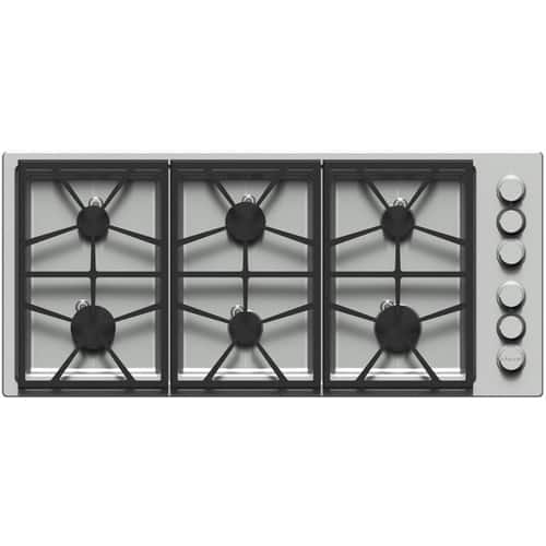 Dacor - Distinctive 46" Gas Cooktop - White - Front_Standard