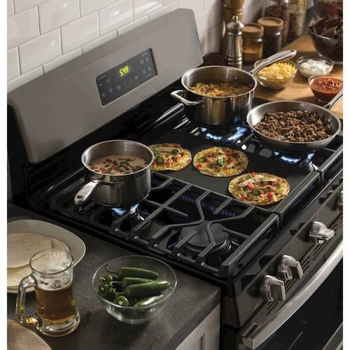 GE - 5.0 Cu. Ft. Freestanding Gas Range - Slate - Alt_View_Standard_12