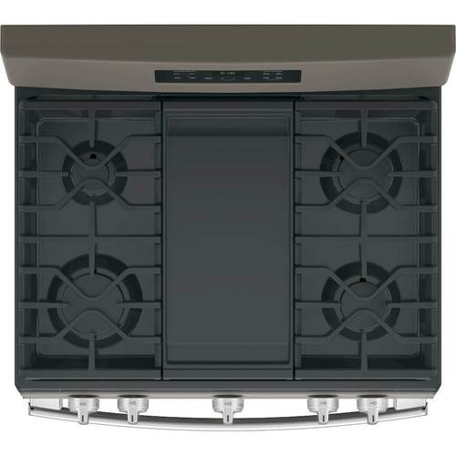 GE - 5.0 Cu. Ft. Freestanding Gas Range - Slate - Alt_View_Standard_17