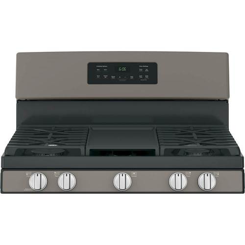 GE - 5.0 Cu. Ft. Freestanding Gas Range - Slate - Alt_View_Standard_20
