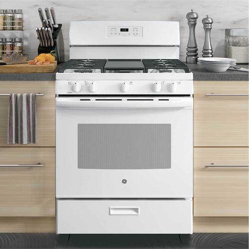 GE 5.0 Cu. Ft. Freestanding Gas Range White at Pacific Sales