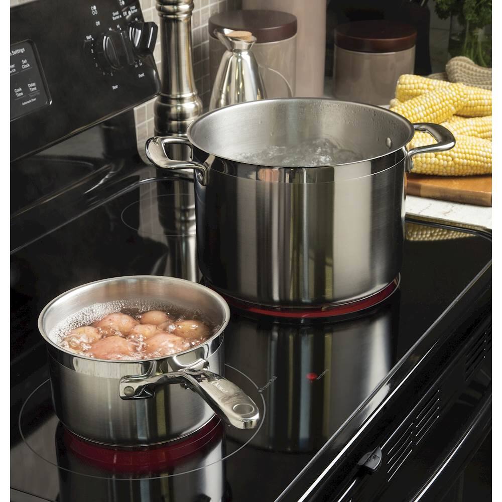 GE - 5.3 Cu. Ft. Self-Cleaning Freestanding Electric Range - Black - Alt_View_Standard_15