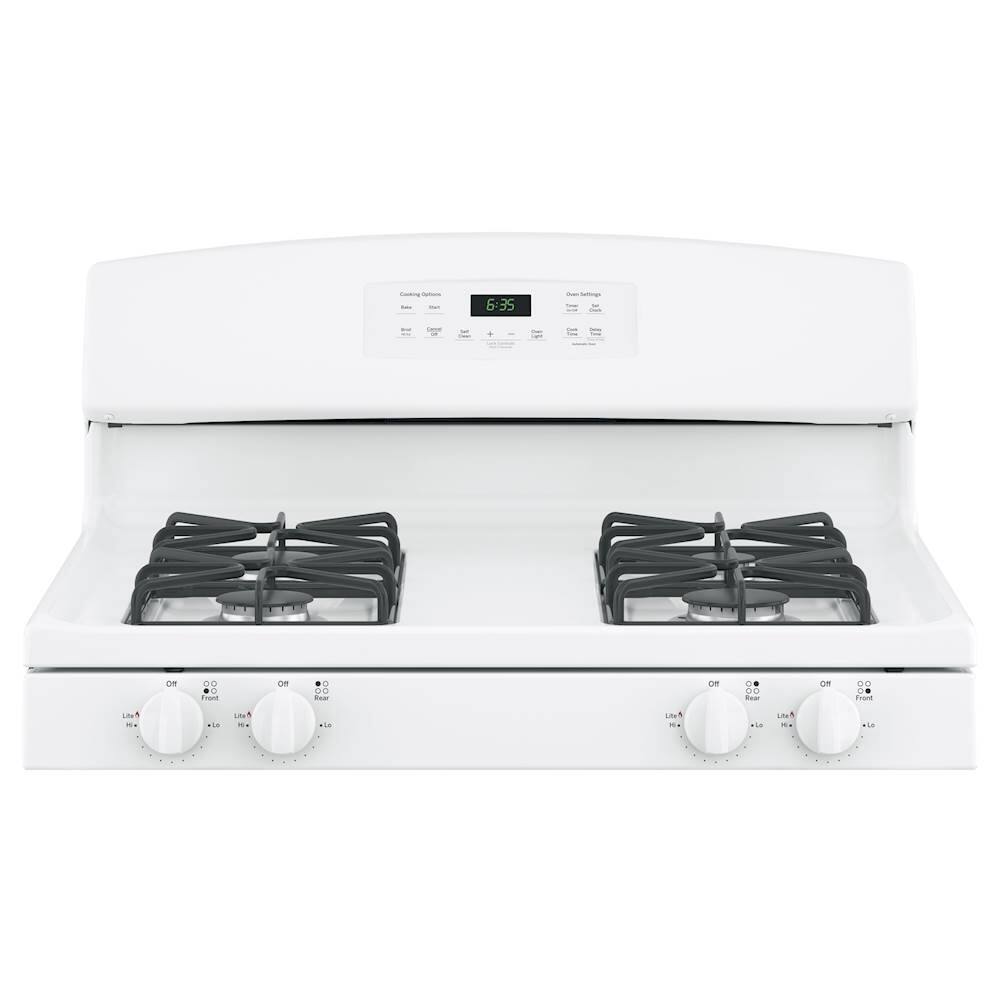 GE - 5.0 Cu. Ft. Self-Cleaning Freestanding Gas Range - White - Alt_View_Standard_17
