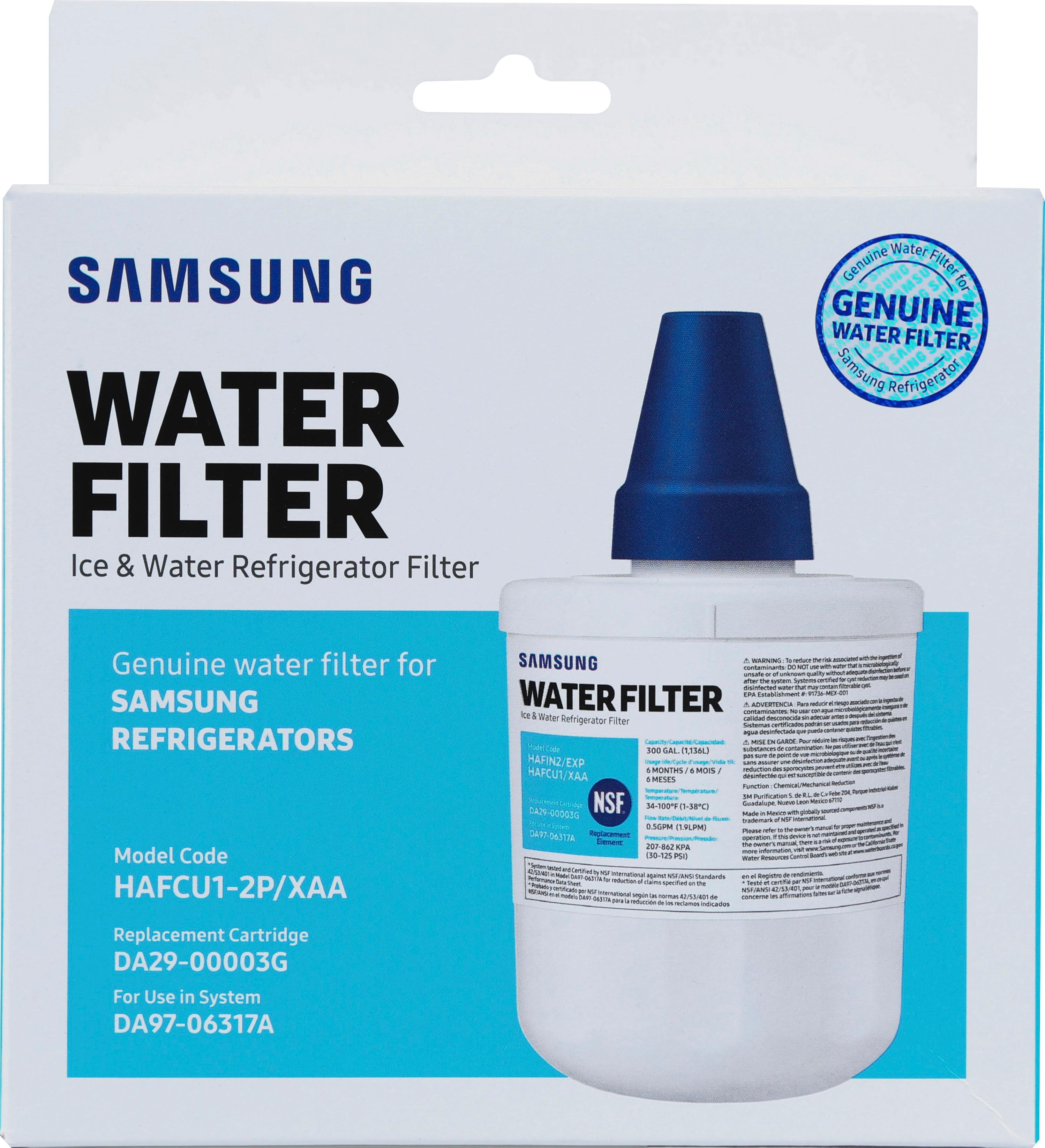 Samsung Water Filters For Select Samsung Refrigerators 2 Pack At   4958100cv13a 