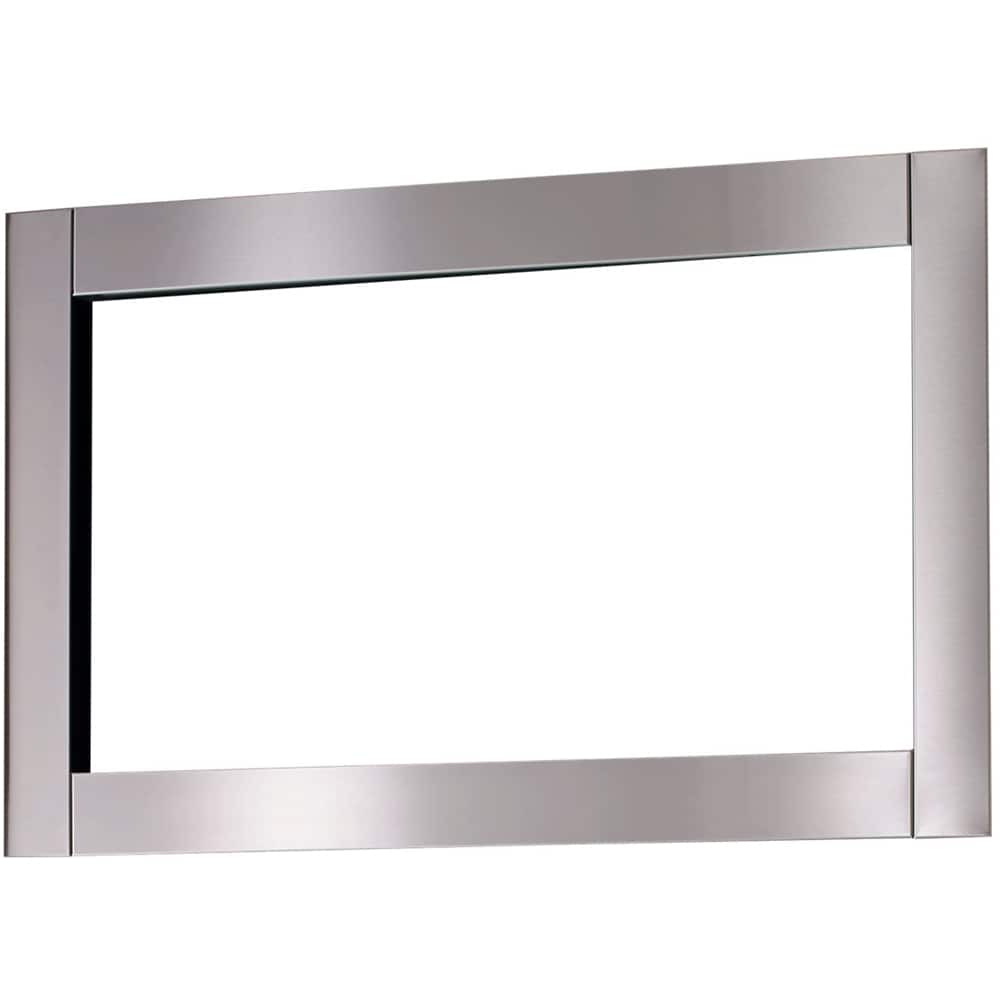 Dacor - 26.9" Trim Kit for Dacor Distinctive DMW2420 Microwaves - Stainless steel - Angle_Standard