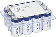 Insignia - D Batteries (12-Pack)