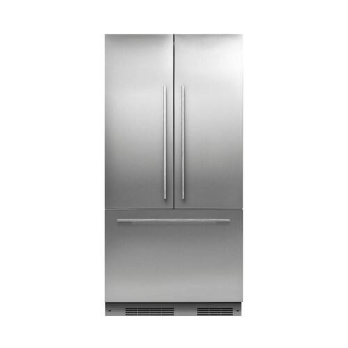 Fisher & Paykel - ActiveSmart 16.8 Cu. Ft. French Door Refrigerator - Silver - Front_Standard