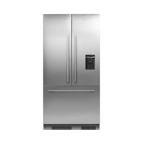 Fisher & Paykel - ActiveSmart 16.8 Cu. Ft. French Door Refrigerator - Stainless steel - Front_Standard