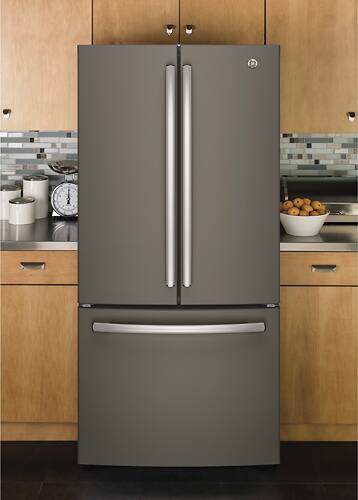 GE - 24.8 Cu. Ft. French Door Refrigerator - Slate - Alt_View_Standard_18