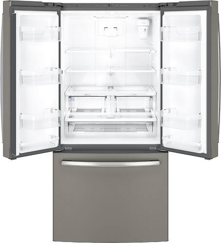 GE - 24.8 Cu. Ft. French Door Refrigerator - Slate - Alt_View_Standard_2
