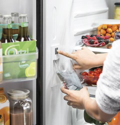 GE - 24.8 Cu. Ft. French Door Refrigerator - Slate - Alt_View_Standard_4