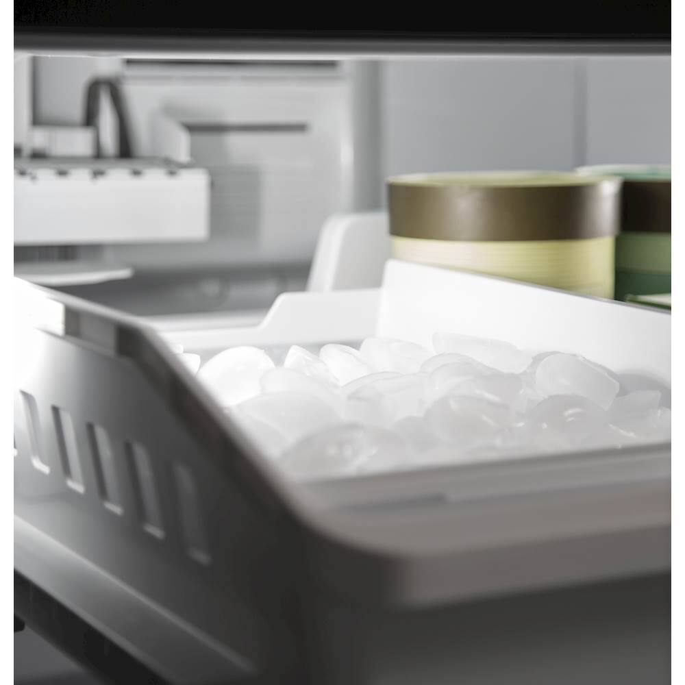 GE - 24.9 Cu. Ft. Bottom-Freezer Refrigerator - Stainless steel - Alt_View_Standard_11