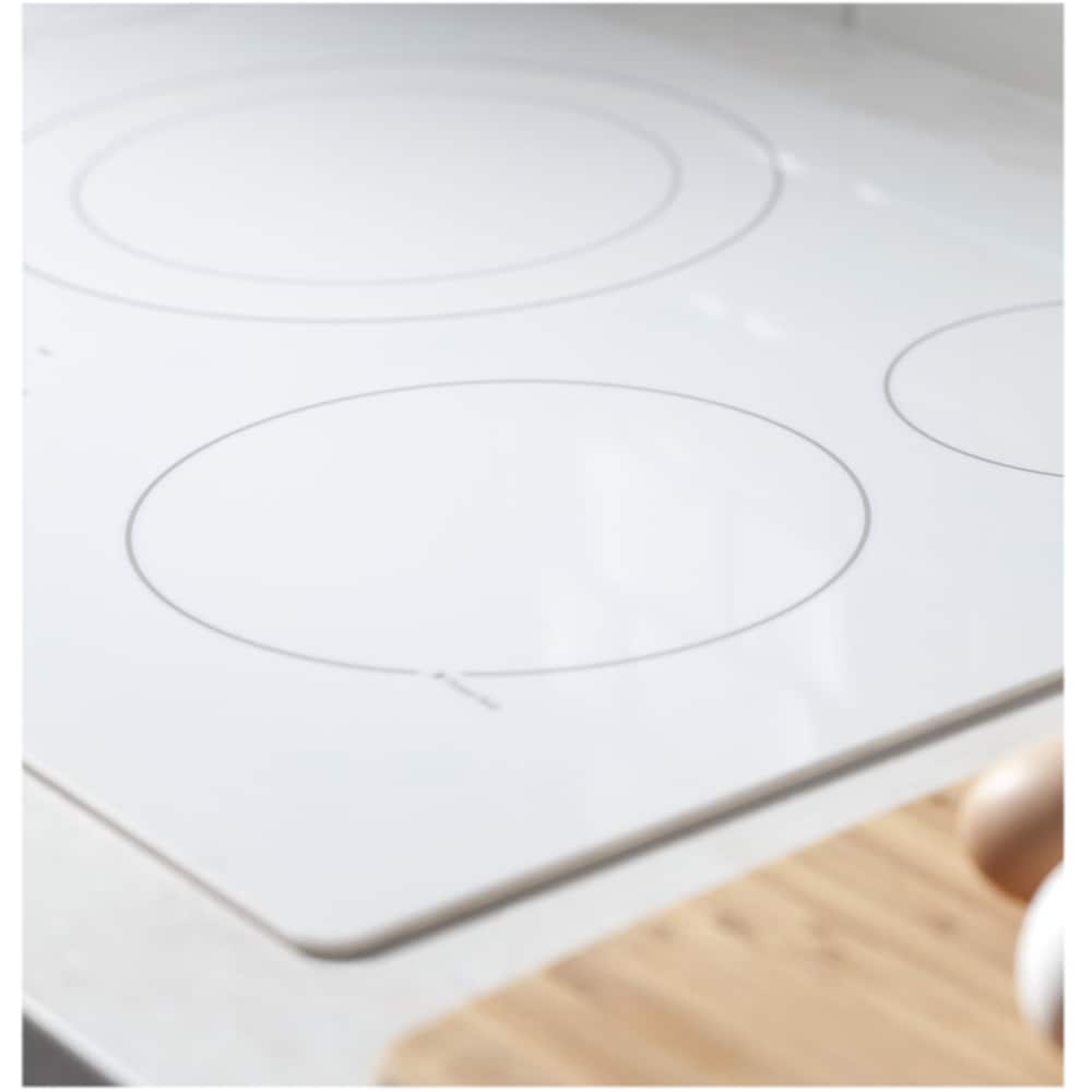 GE - 36" Electric Cooktop - White on white - Alt_View_Standard_12