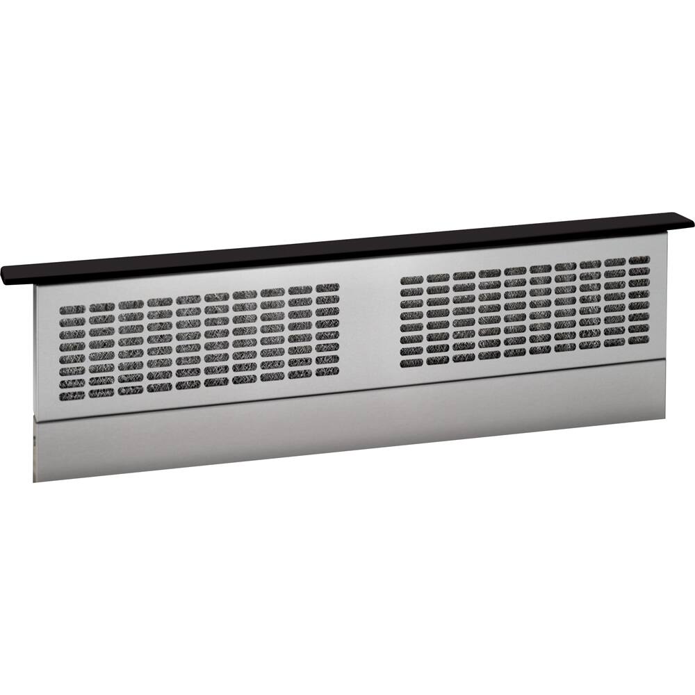 GE - Universal 30" Telescopic Downdraft System - Black - Front_Zoom
