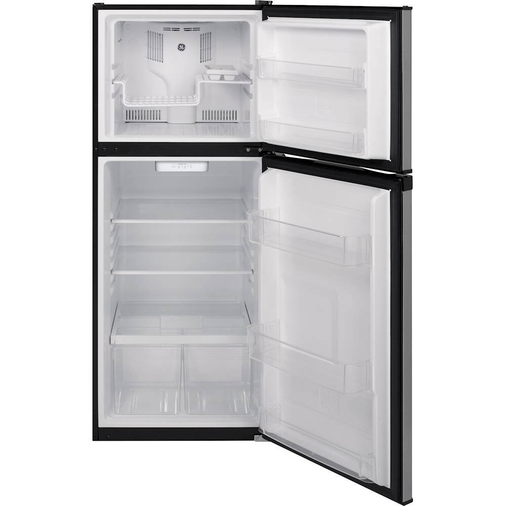 GE 11.6 Cu. Ft. TopFreezer Refrigerator Stainless steel at Pacific Sales