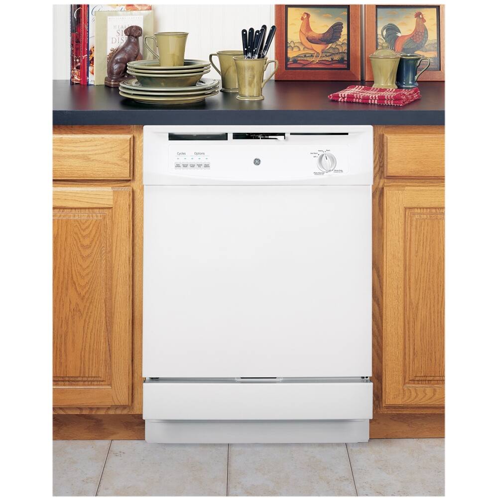 GE - 24" Built-In Dishwasher - White - Alt_View_Standard_12