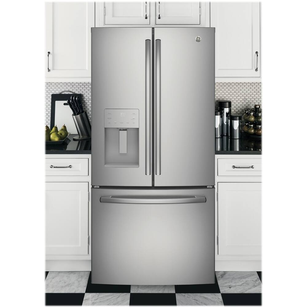 GE - 23.8 Cu. Ft. French Door Refrigerator - Stainless steel - Alt_View_Standard_13