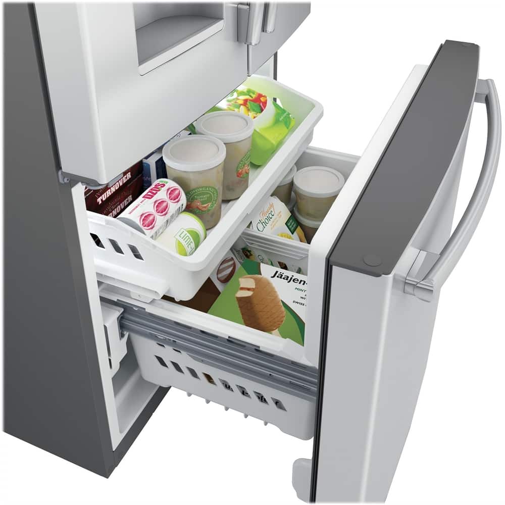 GE - 23.8 Cu. Ft. French Door Refrigerator - Stainless steel - Alt_View_Standard_14