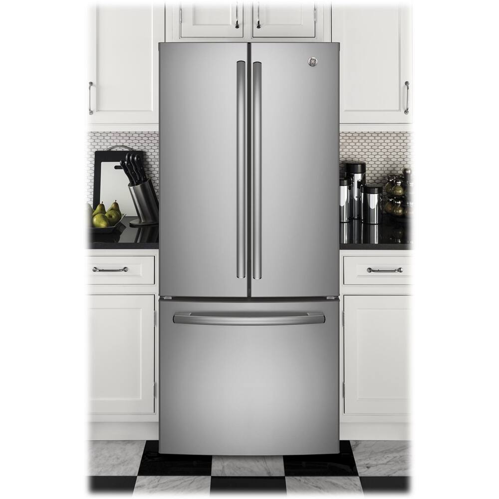 GE - 20.8 Cu. Ft. French Door Refrigerator - Stainless steel - Alt_View_Standard_13