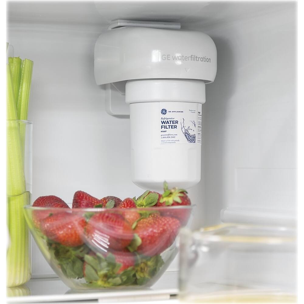 GE - 20.8 Cu. Ft. French Door Refrigerator - Stainless steel - Alt_View_Standard_14