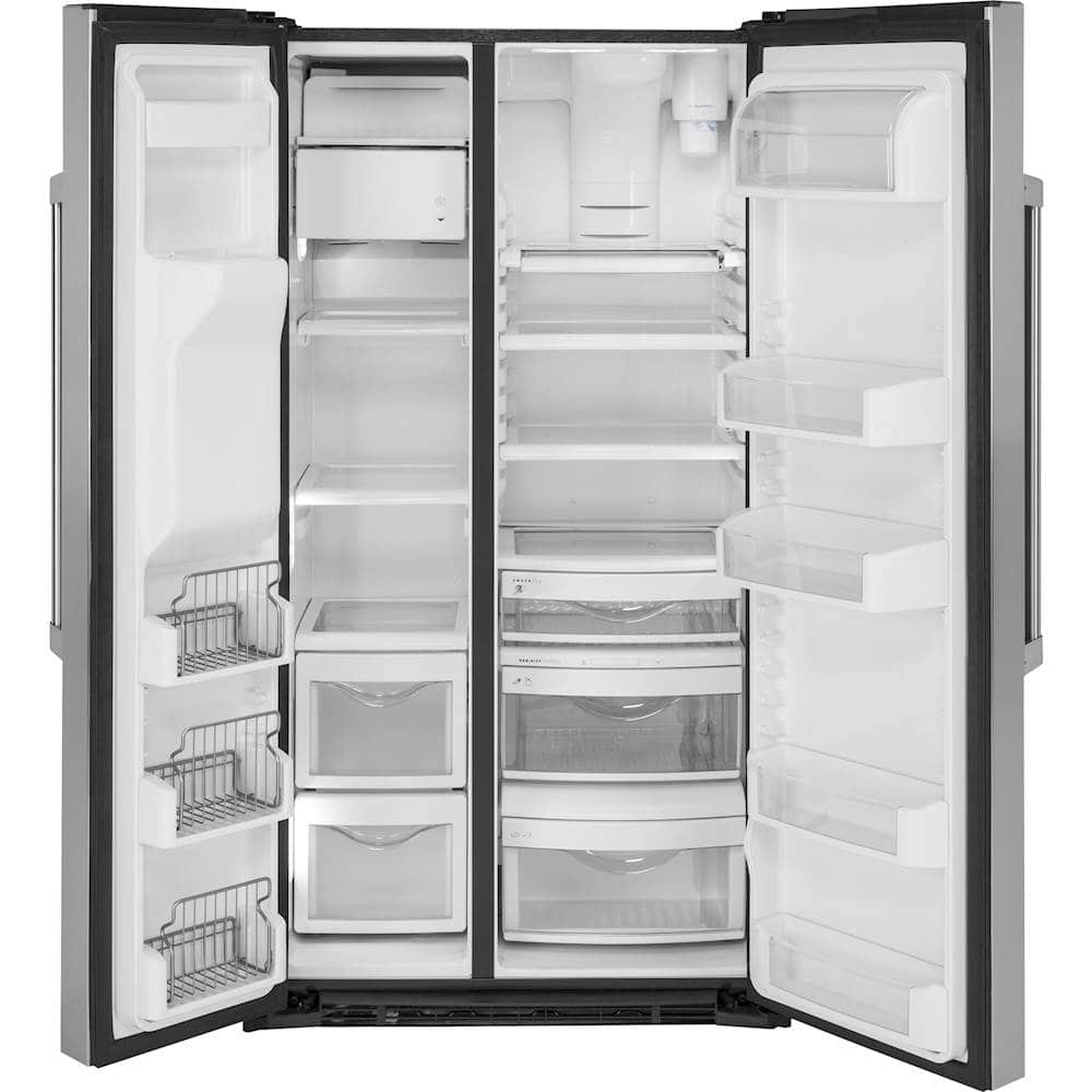 Café - Café Series 22.1 Cu. Ft. Side-by-Side Counter-Depth Refrigerator ...