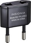 Insignia - Nongrounded Power Adapter - Black