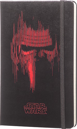 Moleskine - Limited Edition Star Wars VII Lead Villain Large Ruled Notebook - Black