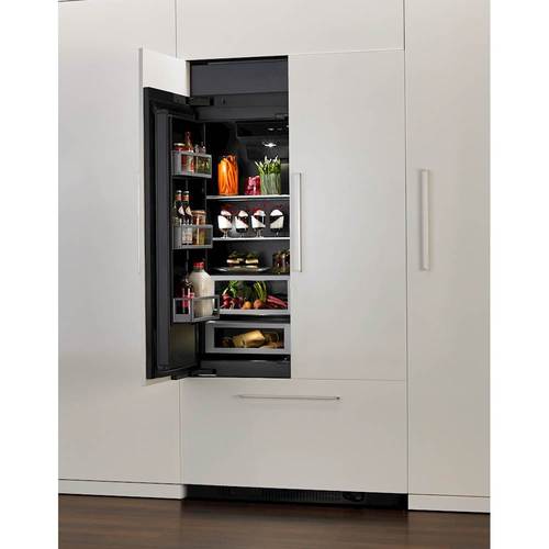 Jenn-Air - Door Panel Kit for Jenn-Air 36" Refrigerators - Obsidian - Front_Standard